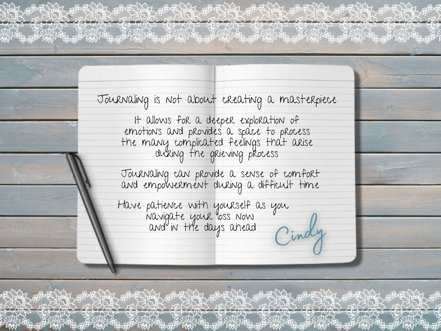 A blank journal with crisp, white pages waiting to be filled with thoughts, ideas, and creativity.