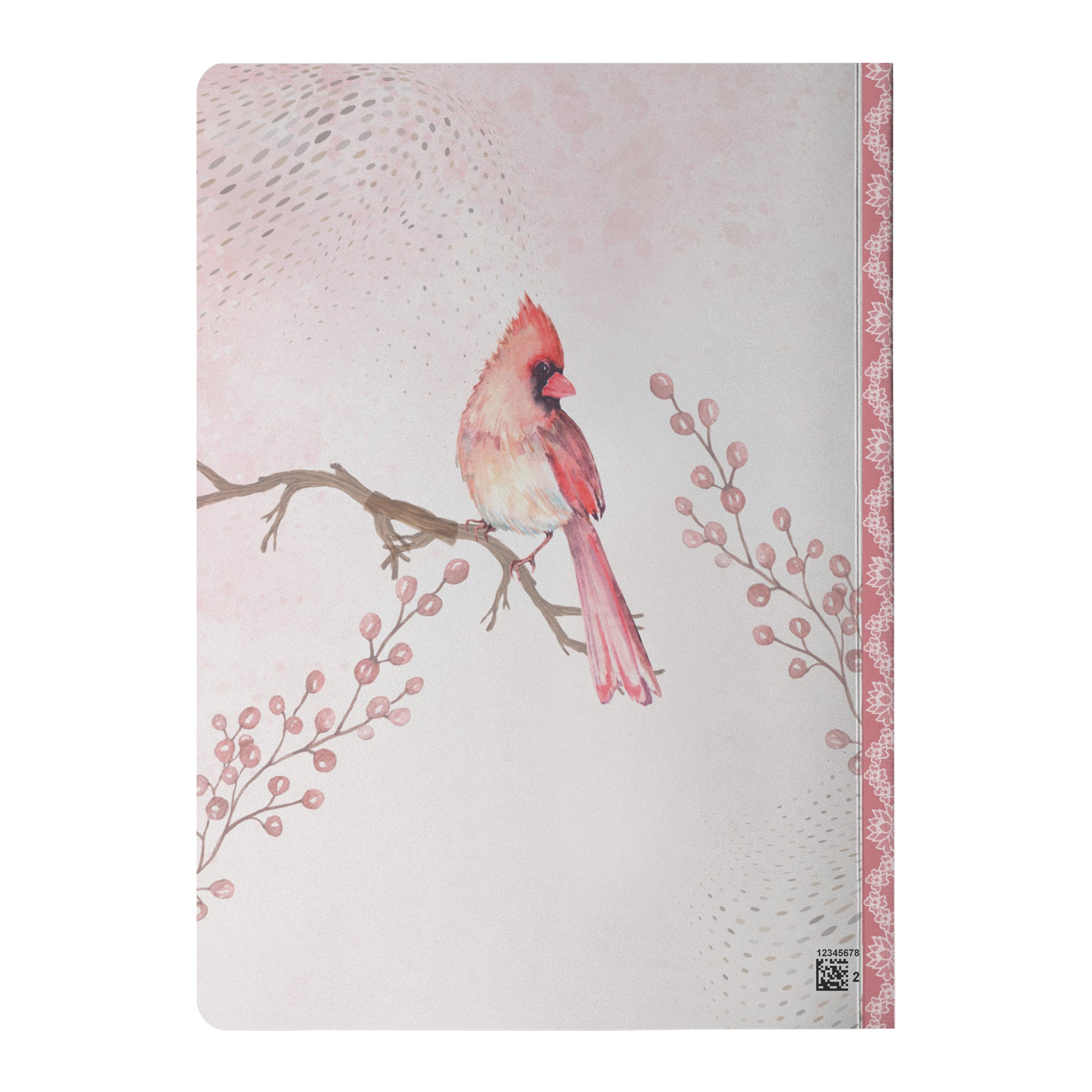 A Red Cardinal  Journal Back Cover
