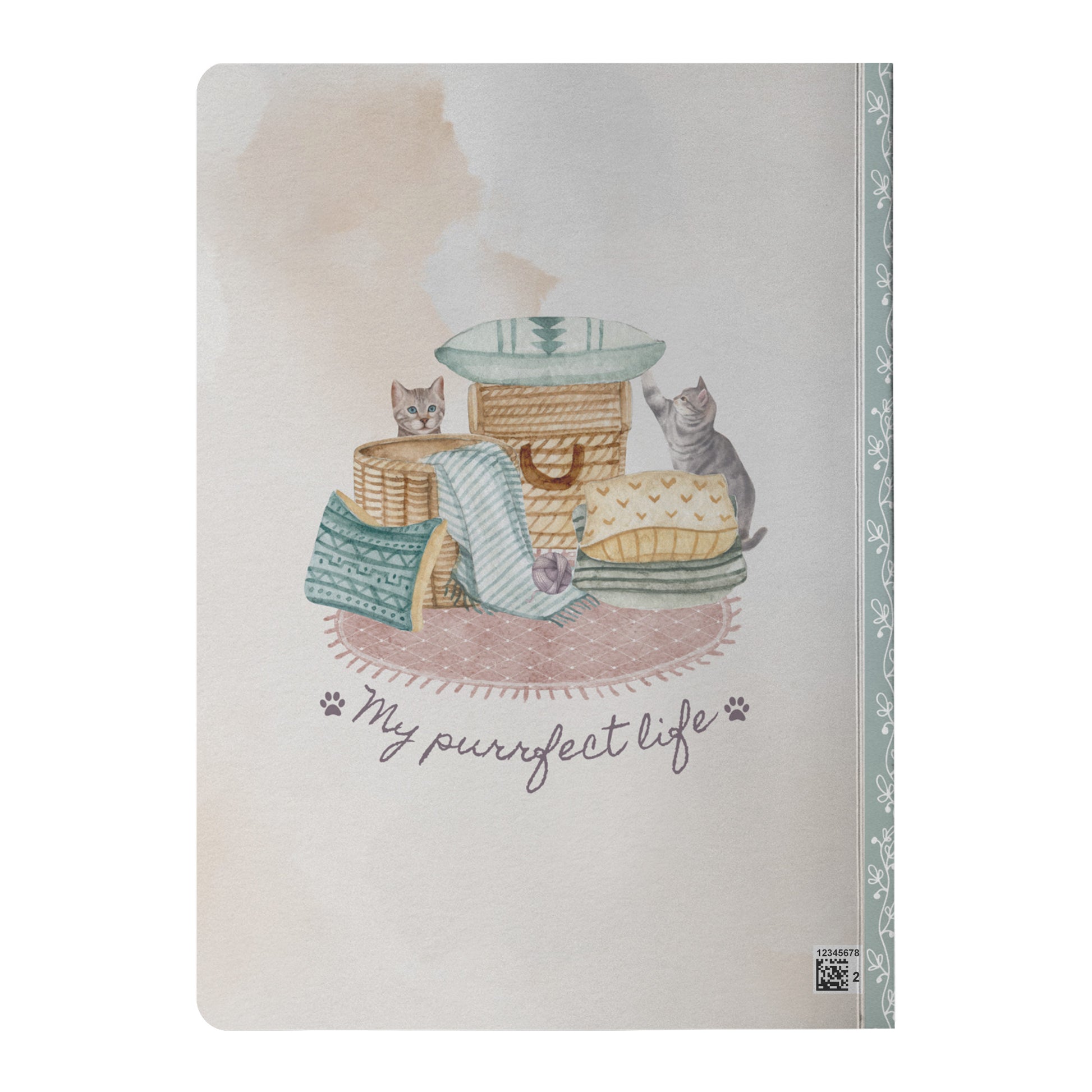 Cats and Coffee Journal Back Cover