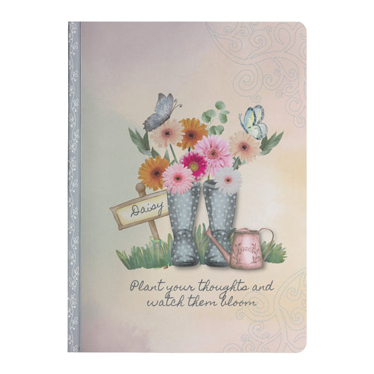 Daisy and Butterfly Garden Journal Front Cover