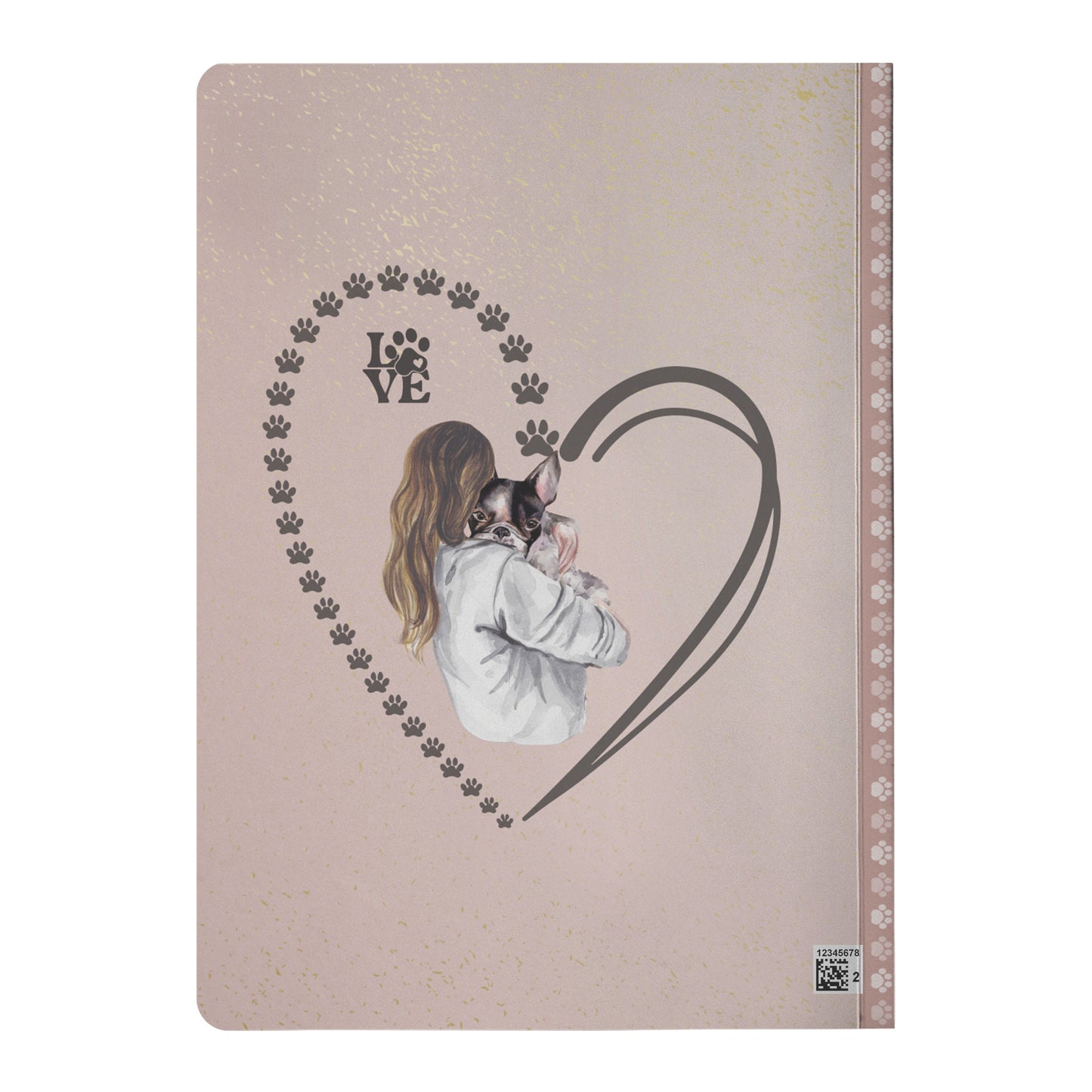 French Bulldog Lover Journal Back Cover