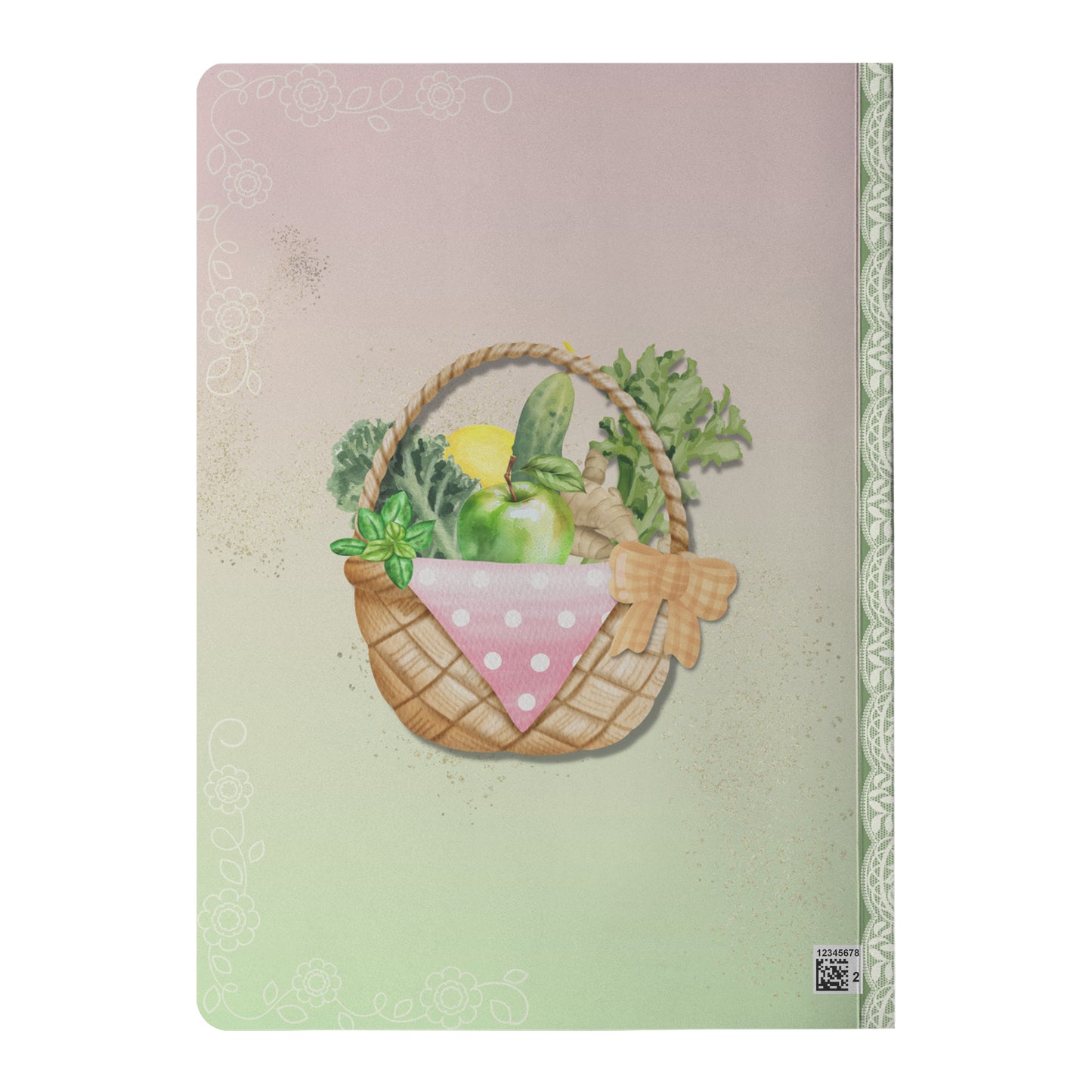 Green Juice Lover Journal Back Cover