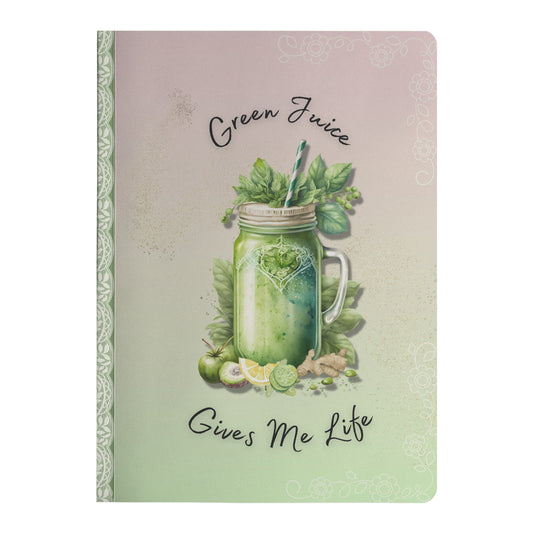 Green Juice Lover Journal Front Cover