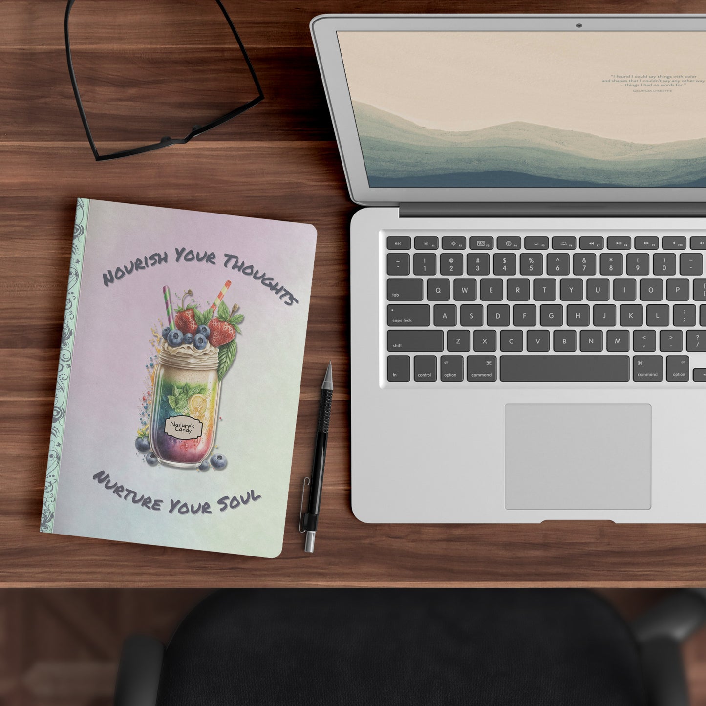 Nourish Your Thoughts Journal Front Cover