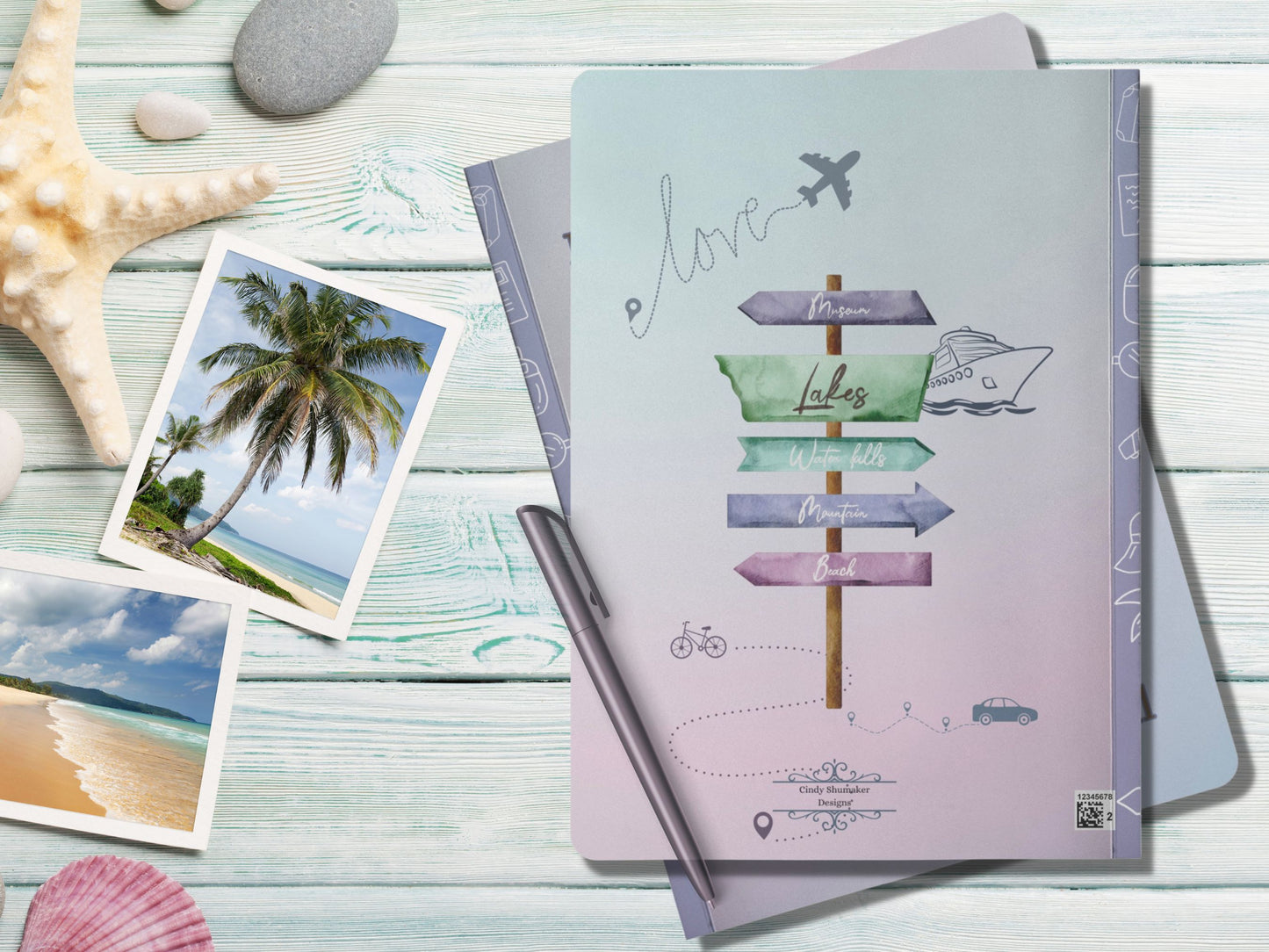 Passport to Happiness Travel Journal Back Cover