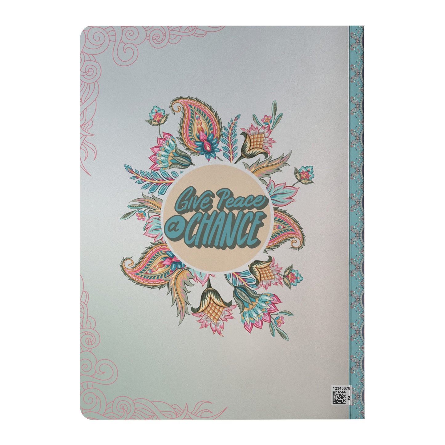 Give Peace A Chance Journal  Back Cover