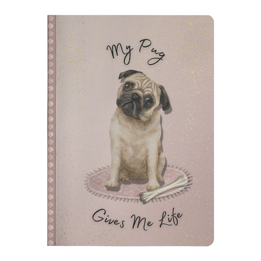 Pug Lover Journal Front Cover