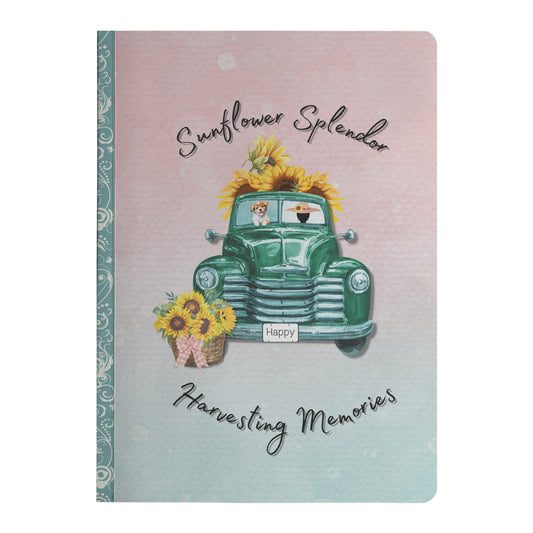 Sunflower Splendor Journal Front Cover
